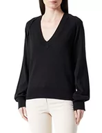Swetry damskie - BOSS Damski sweter C_fimarissa Knitted_Sweater, czarny (Black1), XS - miniaturka - grafika 1