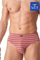 Majtki męskie - Slipy męskie biodrówki (2 pack) w paski z wewnętrzną gumą MPP 355 - miniaturka - grafika 1
