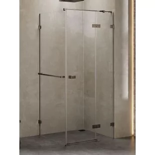 New Trendy EXK-3292 KABINA AVEXA GUNMETAL BRUSHED PROSTOKĄTNA P 80x110x200 CZYSTE 6mm ACTIVE SHIELD - Kabiny prysznicowe - miniaturka - grafika 2