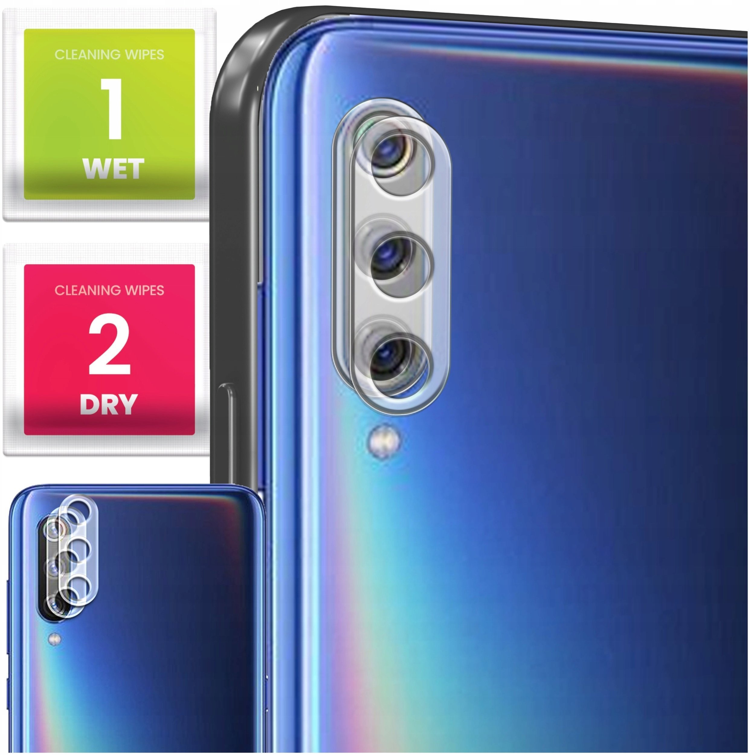 2-PAK Szkło Na Aparat Do Xiaomi Mi 9 / 9 SE Hartowane, Ochronne, 9H