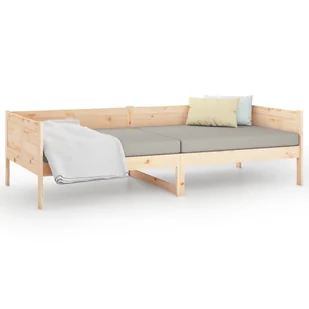 Lumarko Łóżko dzienne, lite drewno sosnowe, 80x200 cm - Łóżka Lumarko Łóżko dzienne, lite drewno sosnowe, 80x200 cm - Łóżka - miniaturka - grafika 9