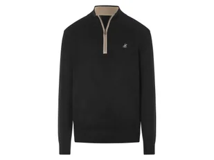 LIVERGY® Sweter męski z wiskozą (M (48/50), Czarny) - Swetry męskie - miniaturka - grafika 1