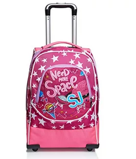 Seven Wózek scuola SJ - 3 RUOTE - LEDTECH Girl - Bambina, wózek dziecięcy do szkoły SJ - 3 kółka - LEDTECH Girl - dziewczynka Fuxia - 2C20024-382, Fuxia, plecak dziecięcy - Plecaki szkolne i tornistry - miniaturka - grafika 1