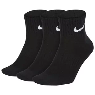 Nike, Skarpety męskie, 3-pack, Everyday Lightweight Ankle SX7677 010, czarny, rozmiar 42/46 - Skarpetki damskie - miniaturka - grafika 1