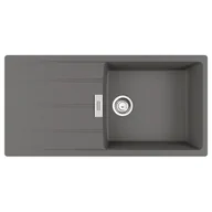 Zlewozmywaki - Franke Centro CNG 611-100 XL GSC Zlewozmywak granitowy jednokomorowy 100x50 cm kamienny szary 114.0687.334 - miniaturka - grafika 1