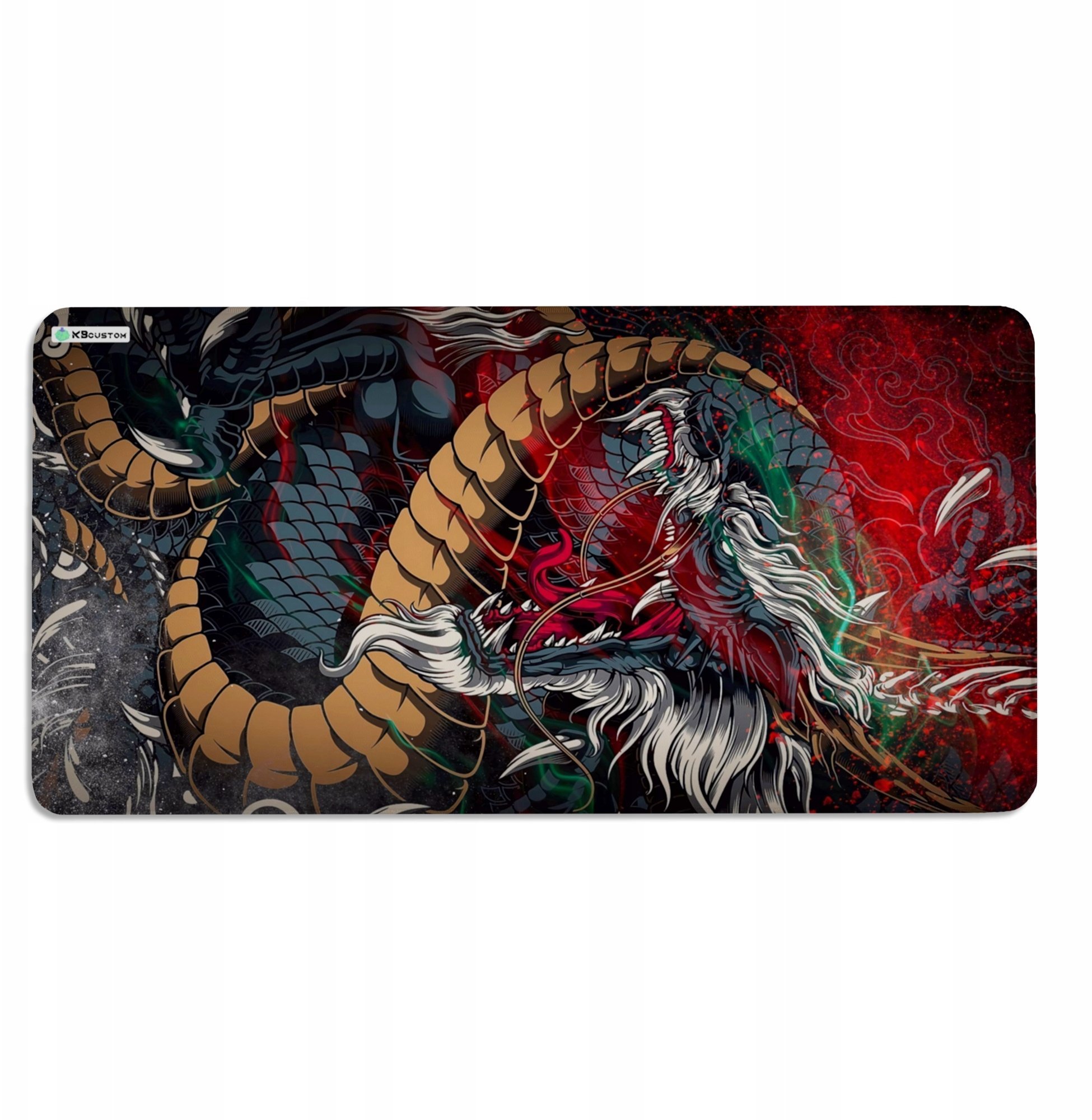 Podkładka KBcustom DUŻA PODKŁADKA MATA POD MYSZKĘ MYSZ 100x50 XXXL KBcustom Biurko Dragon 55