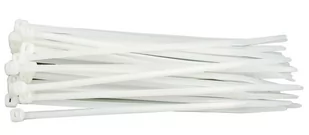 Vorel Opaska plastikowa 96x25 mm biała 100szt 73882 - Kanały kablowe - miniaturka - grafika 2