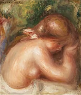 Plakaty - Galeria Plakatu, Plakat, Nude Torso of Young Girl, Pierre-Auguste Renoir, 50x40 cm - miniaturka - grafika 1