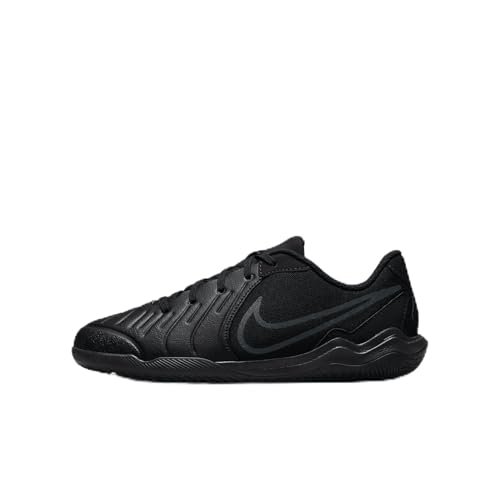 Nike Jr Legend 10 Academy IC buty piłkarskie unisex dla dzieci i młodzieży, Black Deep Jungle, 33.5 EU