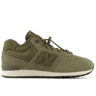 Buty sportowe damskie - Buty New Balance GV574HG1 - zielone - miniaturka - grafika 1