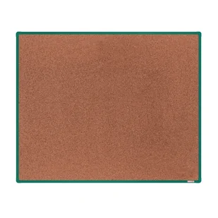boardOK Tablica korkowa boardOK, 150x120 cm, zielona aluminiowa rama VOK150120-3400 - Tablice i flipcharty - miniaturka - grafika 1