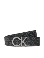 Paski - Calvin Klein Pasek Męski Ck Rev.Adj. New Mono Belt 3.5Cm K50K510075 Czarny - miniaturka - grafika 1