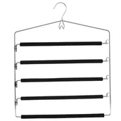 Wieszaki do szafy - Zeller Uchwyt na spodnie srebrny, 45x37 cm - miniaturka - grafika 1