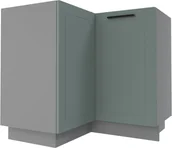Meble kuchenne - Bergamo Szafka Dolna Narożna D12/90 Miętowy Mat - miniaturka - grafika 1