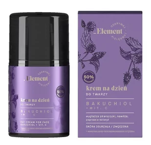 Elfa PHARM POLSKA SP. Z O.O. SP.K. Element krem do twarzy na dzień bakuchiol + wit. C 50 ml 7085254 - Kremy do twarzy - miniaturka - grafika 1