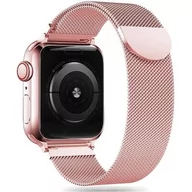 Akcesoria do smartwatchy - Pasek TECH-PROTECT MilaneseBand do Apple Watch 4/5/6/7/8/SE (38/40/41mm) Różowe Złoto - miniaturka - grafika 1