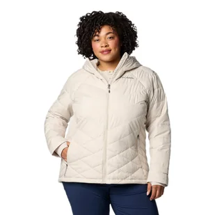 Damska kurtka z kapturem Columbia Heavenly Hooded Jacket dark stone - S - Kurtki damskie - miniaturka - grafika 1