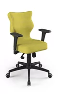 Fotele i krzesła biurowe - Entelo Krzesło biurowe Perto Czarny DC19 DC-I-6-B-C-DC19-B - miniaturka - grafika 1