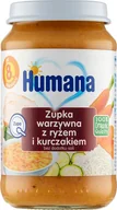 Dania dla dzieci - Humana Zupka BIO - warzywna z ryżem i kurczakiem - bez glutenu, mleka, cukru i konserwantów - miniaturka - grafika 1