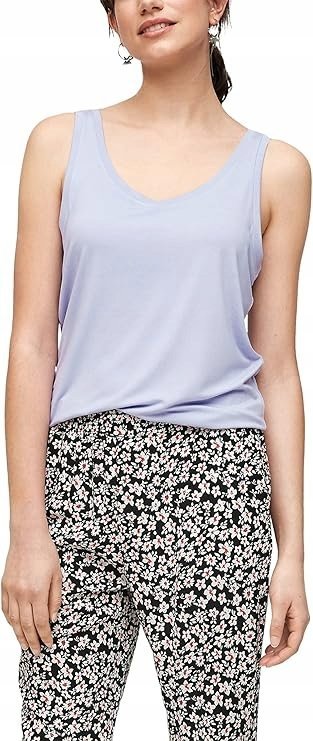 S.OLIVER TOP DAMSKI FIOLETOWY GŁADKI XS JGK