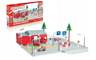 TK Import, duży zestaw Straż Pożarna z resorakami - Zabawki konstrukcyjne - miniaturka - grafika 1