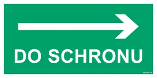 AC082 DO SCHRONU W PRAWO, KS - FOLIA PODŁOGOWA FOTOLUMINESCENCYJNA; (200X100MM) - Systemy ekspozycyjne i znaki informacyjne - miniaturka - grafika 1