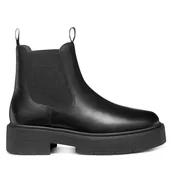 Botki damskie - Sztyblety Geox D Spherica Ec7 D56VDA 00043 C9999 Czarny - miniaturka - grafika 1