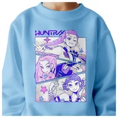 Bluzy dla dziewczynek - BLUZA DZIECIĘCA K-POPOWE ŁOWCZYNIE DEMONÓW HUNTRIX 104 BAWEŁNIANA - miniaturka - grafika 1