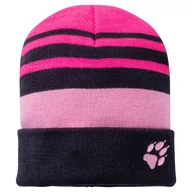 Czapki dla dzieci - Czapka dziecięca STRIPY KNIT CAP K Pink Peony - M - miniaturka - grafika 1