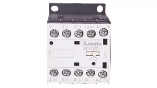 Lovato electric Sp. z o.o. Stycznik mocy 12A 3P 24V DC 1Z 0R 11BG1210D024 - Inne akcesoria elektryczne - miniaturka - grafika 1