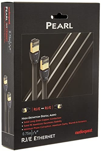 Audioquest Pearl RJ/E High Speed Ethernet CAT7 kabel sieciowy, 0,75 m