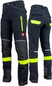 Odzież robocza - Elastyczne spodnie robocze męskie SOFTSHELL odblaskowe wzmocnione URGENT 48 - miniaturka - grafika 1