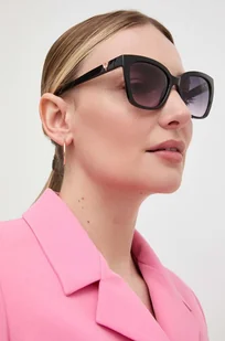 Guess okulary przeciwsłoneczne damskie kolor czarny GU7878_5301B - Okulary przeciwsłoneczne - miniaturka - grafika 1