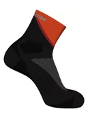 Skarpetki męskie - SALOMON Skarpety "Pulse Ankle" w kolorze czarno-czerwonym do biegania - miniaturka - grafika 1
