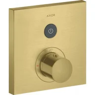 Baterie wannowe i prysznicowe - Axor ShowerSelect bateria prysznicowa podtynkowa termostatyczna mosiądz szczotkowany 36714950 - miniaturka - grafika 1