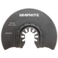Brzeszczoty - GRAPHITE Tarcza półokrągła HCS do drewna, 85 mm TOP-56H002 - miniaturka - grafika 1