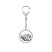 Breloki - Brelok Srebrny do kluczy Ślimak 925 Biżuteria Prezent GRAWER GRATIS - miniaturka - grafika 1