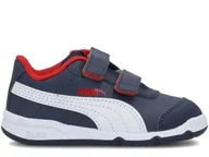 Buty dla dziewczynek - Buty dziecięce Puma 19252303 STEPFLEEX 2 SL VE V INF Niebieskie - miniaturka - grafika 1