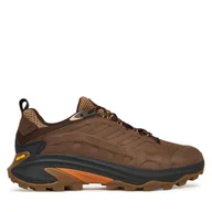 Buty trekkingowe męskie - Trekkingi Merrell Moab Speed 2 J038045 Brązowy - miniaturka - grafika 1