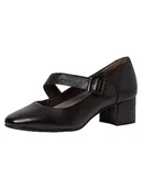 Czółenka - Tamaris Comfort Damskie 8-84304-41 wygodne wygodne buty o wszechstronnym rozmiarze, regulowane paski, klasyczne czółenka do butów na co dzień, Czarna papka, 38 EU Weit - miniaturka - grafika 1