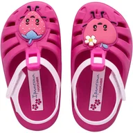 Buty dla dziewczynek - Ipanema dziecięce sandały SUMMER XIV B 83615-BC948 DARK PINK/LIGHT PINK 27 - miniaturka - grafika 1