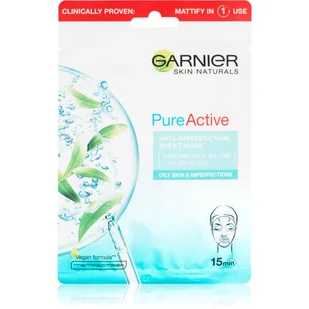 Garnier Pure Active Anti-Imperfection maseczka do twarzy 1 szt - Maseczki do twarzy - miniaturka - grafika 1