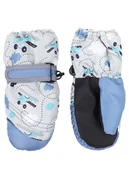 Rękawiczki dla dzieci - Rękawiczki narciarskie chłopięce dziecięce jednopalczaste samoloty 10 cm YOCLUB - YoClub - miniaturka - grafika 1