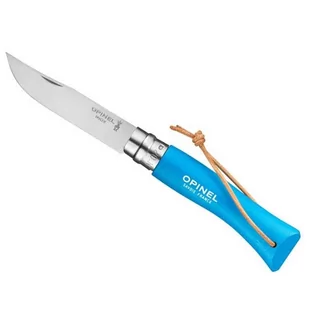 Nóż  składany Opinel Inox Colorama N°07 - cyan blue - Noże - miniaturka - grafika 2