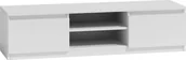 Szafki RTV - Elior Szafka RTV Verta 3X 140 cm - biała - miniaturka - grafika 1