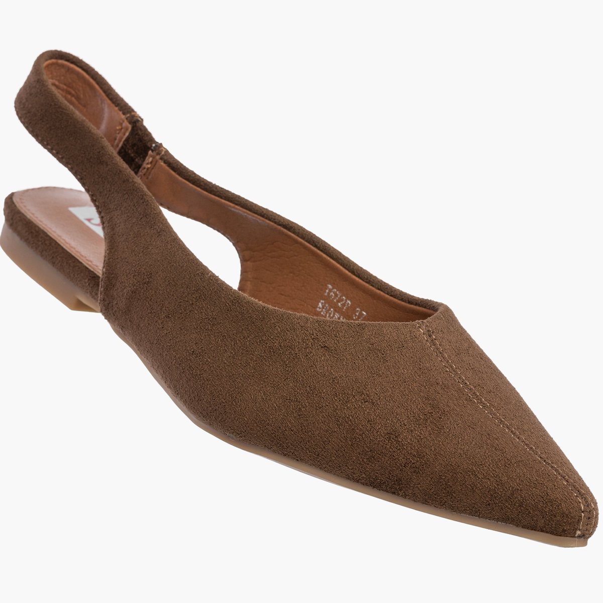 Baleriny Damskie Slingback Buty z odkrytą piętą Eleganckie Brązowe Brązowy 41