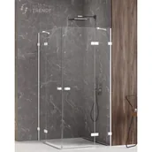 Kabiny prysznicowe - New Trendy EXK-2832 KABINA AVEXA WHITE PROSTOKĄTNA U 100x90x200 CZYSTE 6mm ACTIVE SHIELD - miniaturka - grafika 1