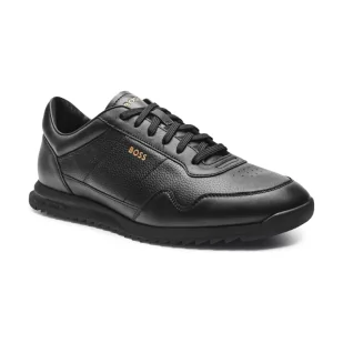 BOSS BLACK Skórzane sneakersy Zayn_Lowp_lttb - Moda i Uroda OUTLET - miniaturka - grafika 1