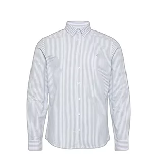 CASUAL FRIDAY Męska koszula CFAnton LS BD w paski. Oxford, 174030_Silver Lake Blue, S, 174030_silver Lake Blue, S - Koszule męskie - miniaturka - grafika 1