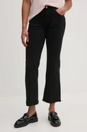 Spodnie damskie - Sisley jeansy damskie high waist 48M0LE040 - miniaturka - grafika 1